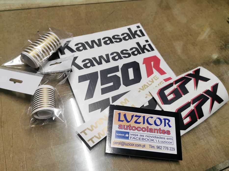 autocolantes kawasaki