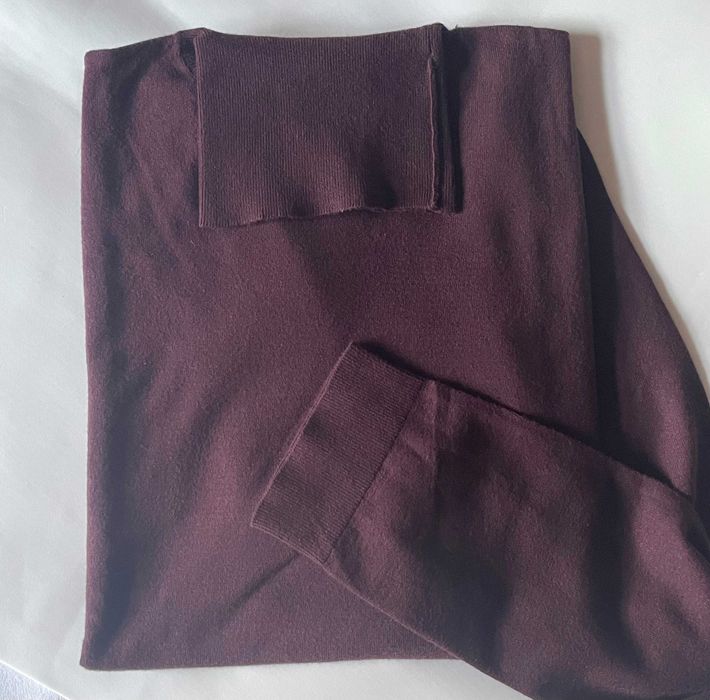 Golf, męski sweter XXL elegancki cienki s.Oliver  bordowy PROMOCJA