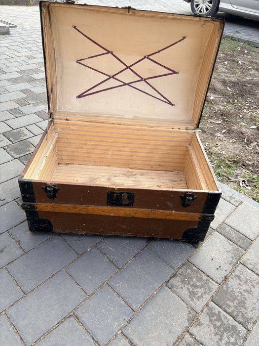 Skrzynia drewniana stara