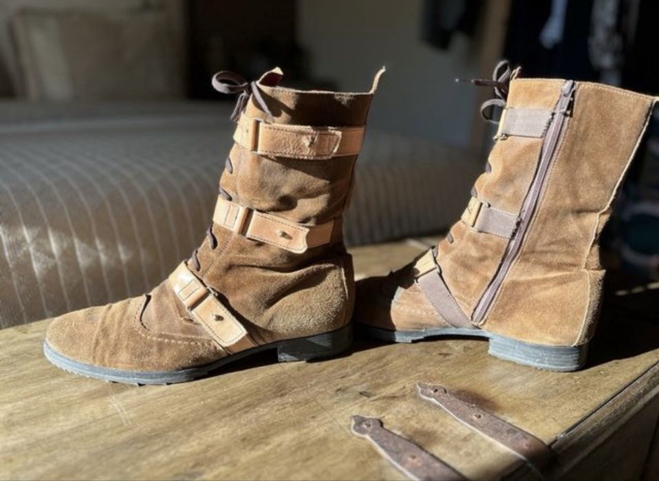 Botas de cano alto de homem