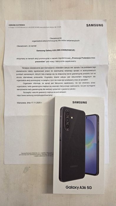 NOWY Samsung Galaxy A36 5G 6GB/128GB