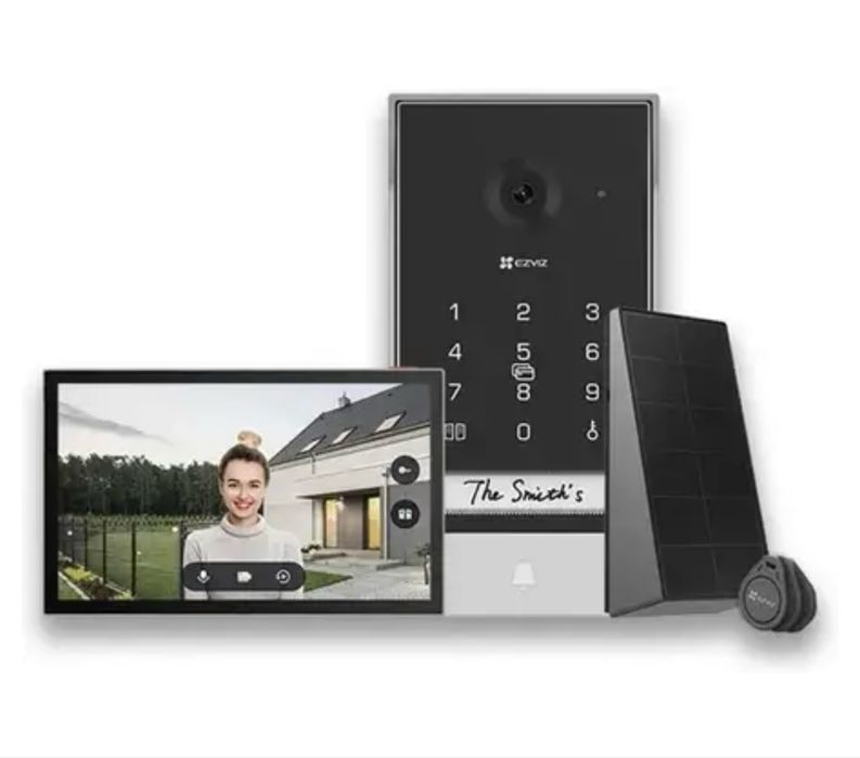 Відеодомофон EZVIZ EP7 бездротовий/сонячній панелі аккумуляторний 2К