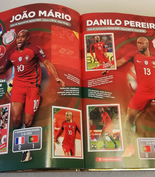 Caderneta completa seleção nacional