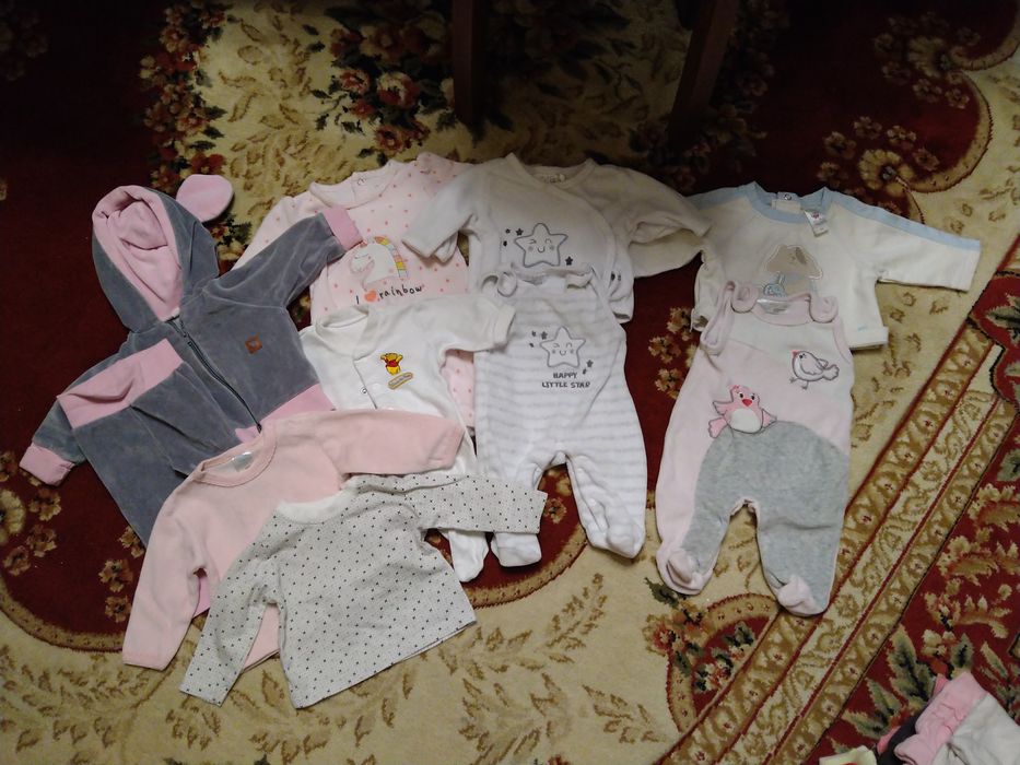 Paka ubranek 56 dla dziewczynki