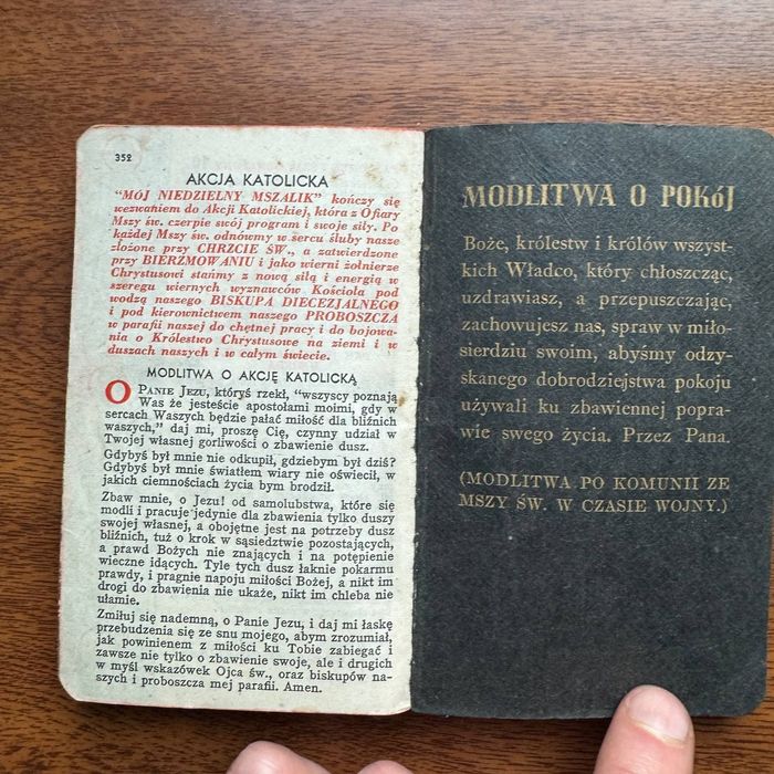 Mszalik niedzielny 1947 rok