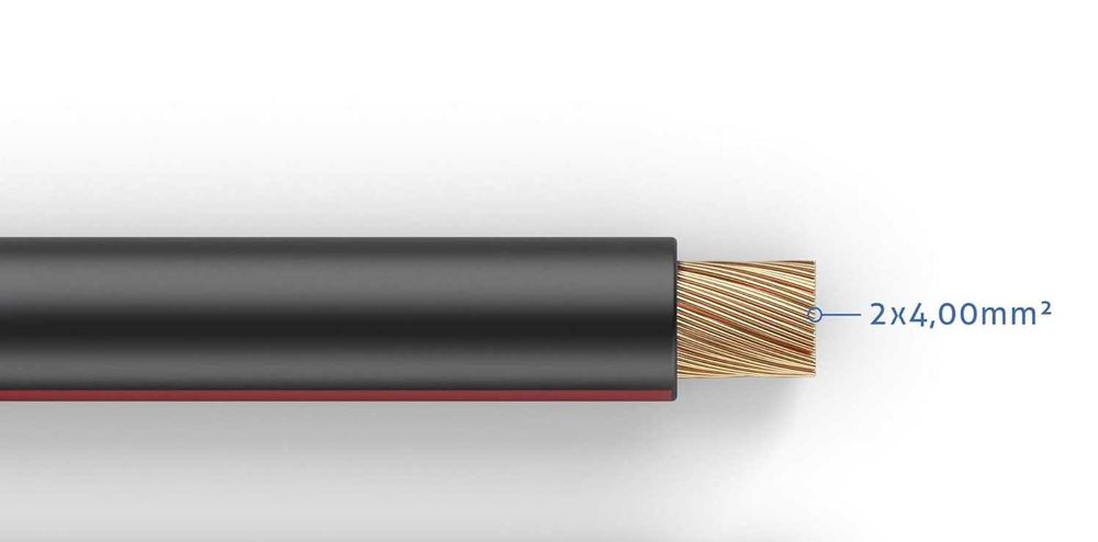 Високоякісний німецький акустичний OFC кабель PureLink 2x4 mm2