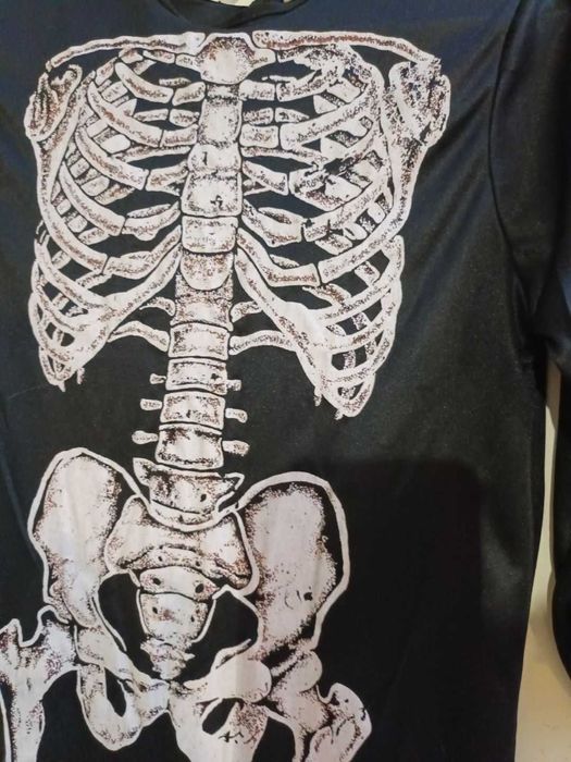 strój karnawałowy - kościotrup kombinezon