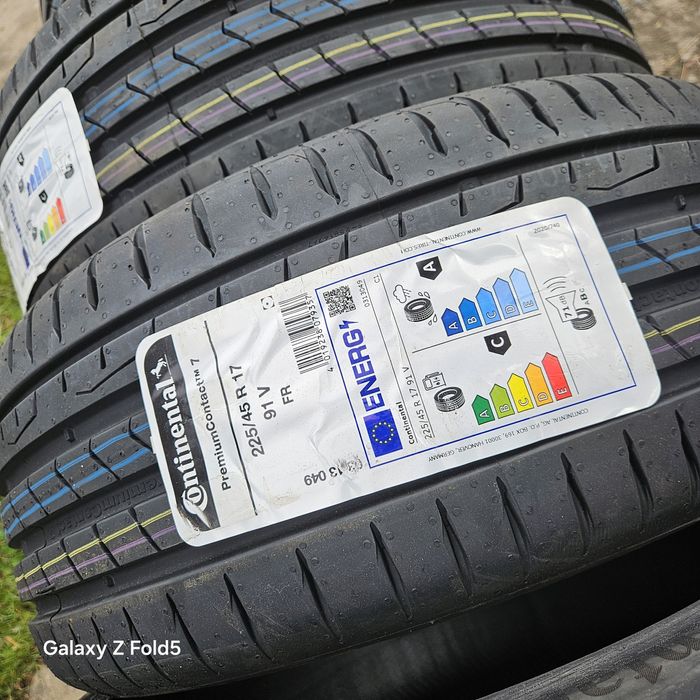 Nowe opony letnie 225/45/17 91V Continental PremiumContact7 2025rok
