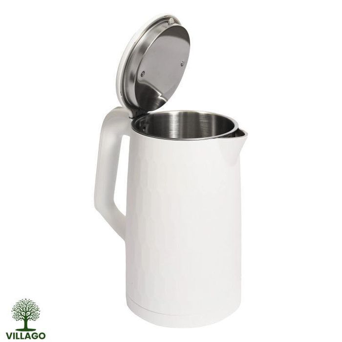 NOWY CZAJNIK Villago Elektryczny 1.8l 1500W bezprzewodowy biały