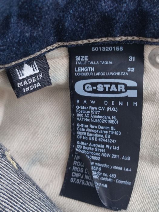 Spodnie jeansowe męskie G-star Raw. Rozmiar 31/32