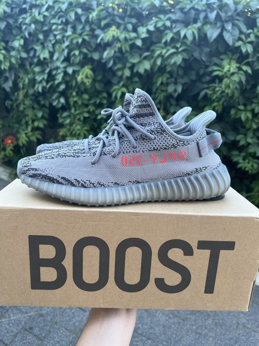 Adidas Yeezy Boost 350 V2 Beluga 2.0 sneakersy niskie szare 45 1/3