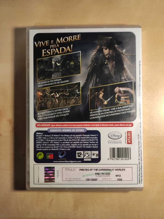 Jogo PC - Pirates of the Caribbean At Worlds End (NOVO selado)