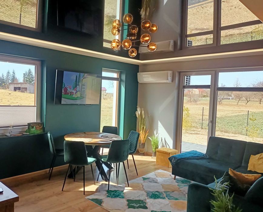 Domki Całoroczne Balia Sauna Cymbergaj nocleg, noclegi, domki Bałtów