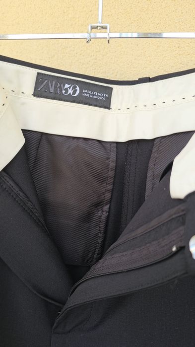 Zara . Штани з легкої вовняної тканини 86%. Брюки, шерсть , вовна . 50th anniversary  колекція