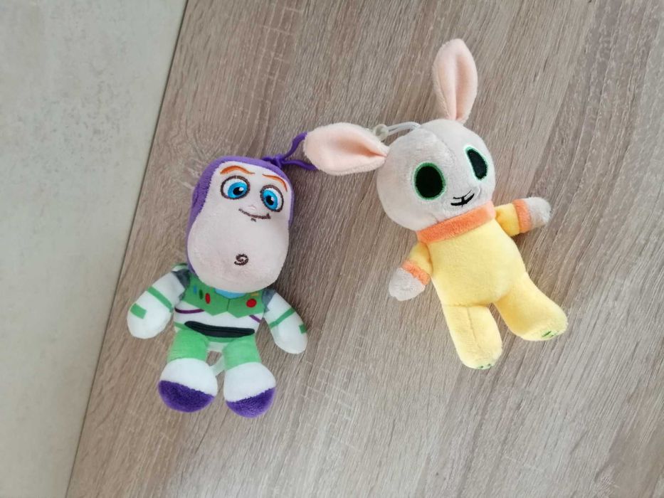 Pluszowe zawieszki Toy Story – Buzz Astral & Ducky (2 szt.)