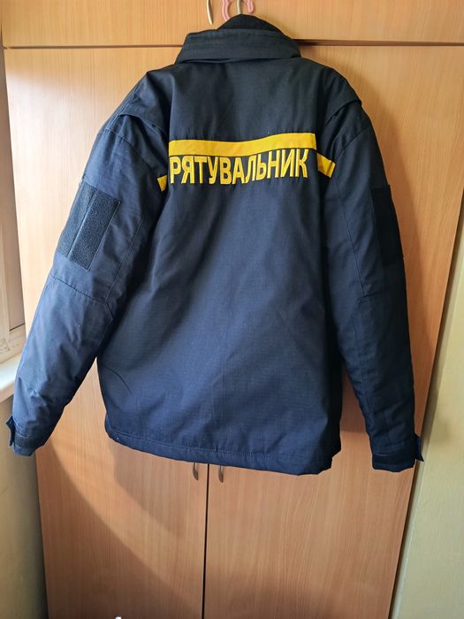 Куртка тактична зимова SHTURM ДСНС темно-синя (зі зйомним утепленням