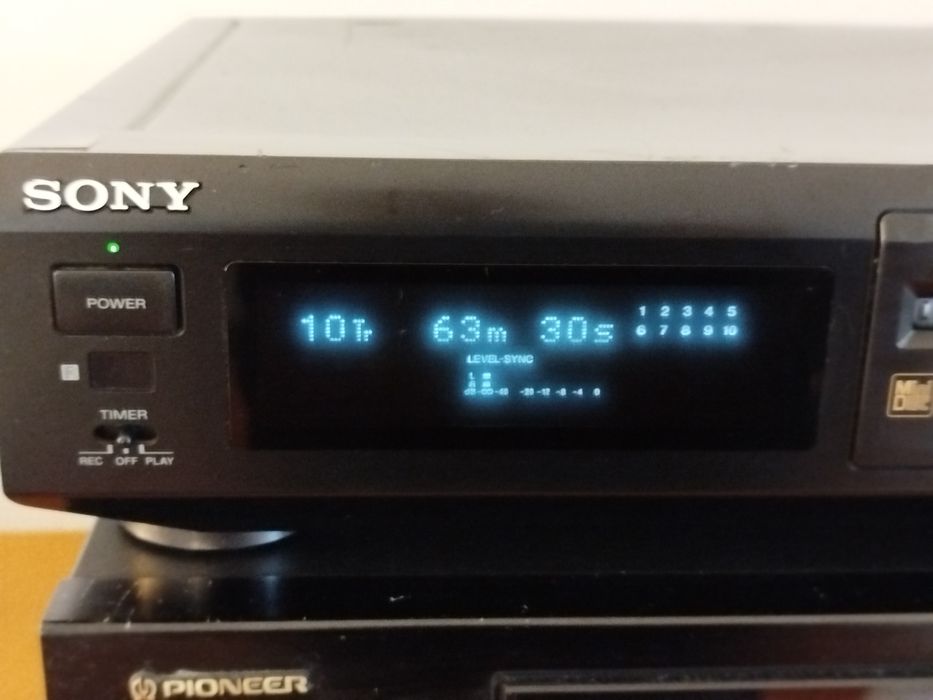 Sony MDS-JE500 minidisc (com problema na gravação)