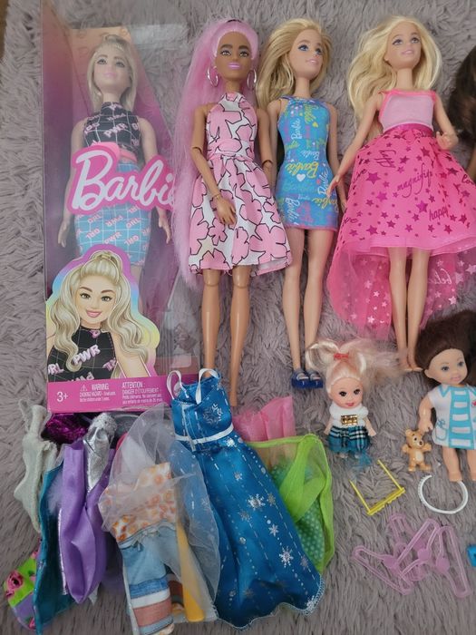 Lalki Barbie zestaw