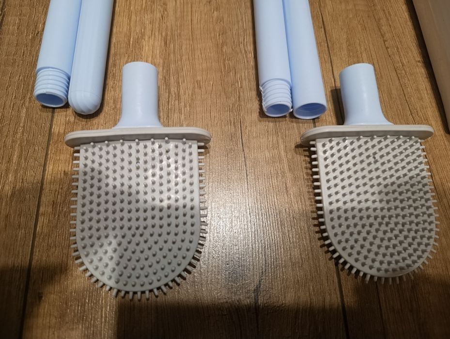 Komplet 3 szczotek silikonowych do WC