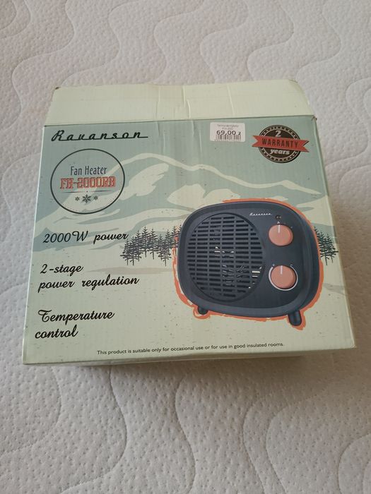 Termowentylator dwuzakresowy 2000 W prawie nie używany
