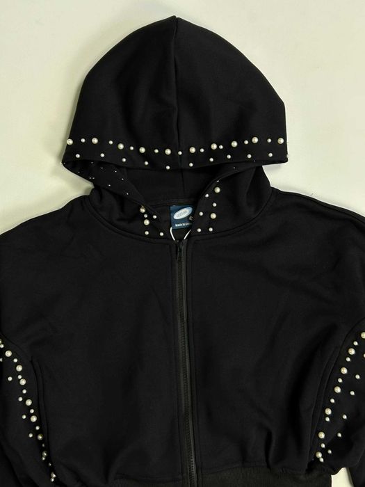 Худі zip hoodie худи зип зипка фулл full y2k archive opium чорна
