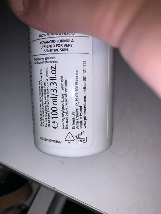 spf 50 UVA UVB ochronny uzywany pharmaceris