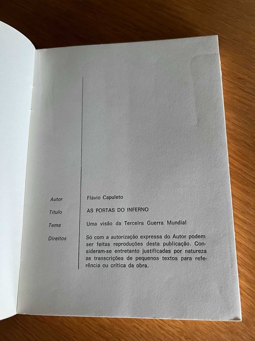 AS PORTAS DO INFERNO      Flávio Capuleto