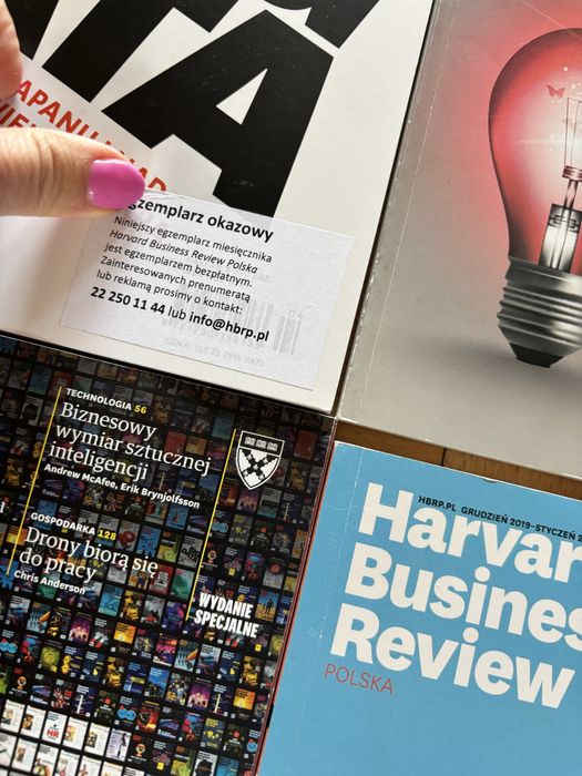 Zestaw magazynow Harvard Business Review