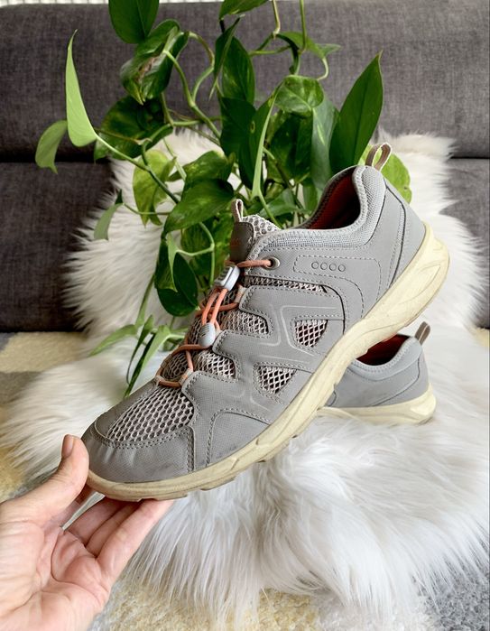 Ecco 40 szare sneakersy logo