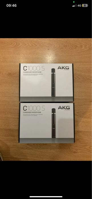Selling two AKG C1000S MKIV microphones