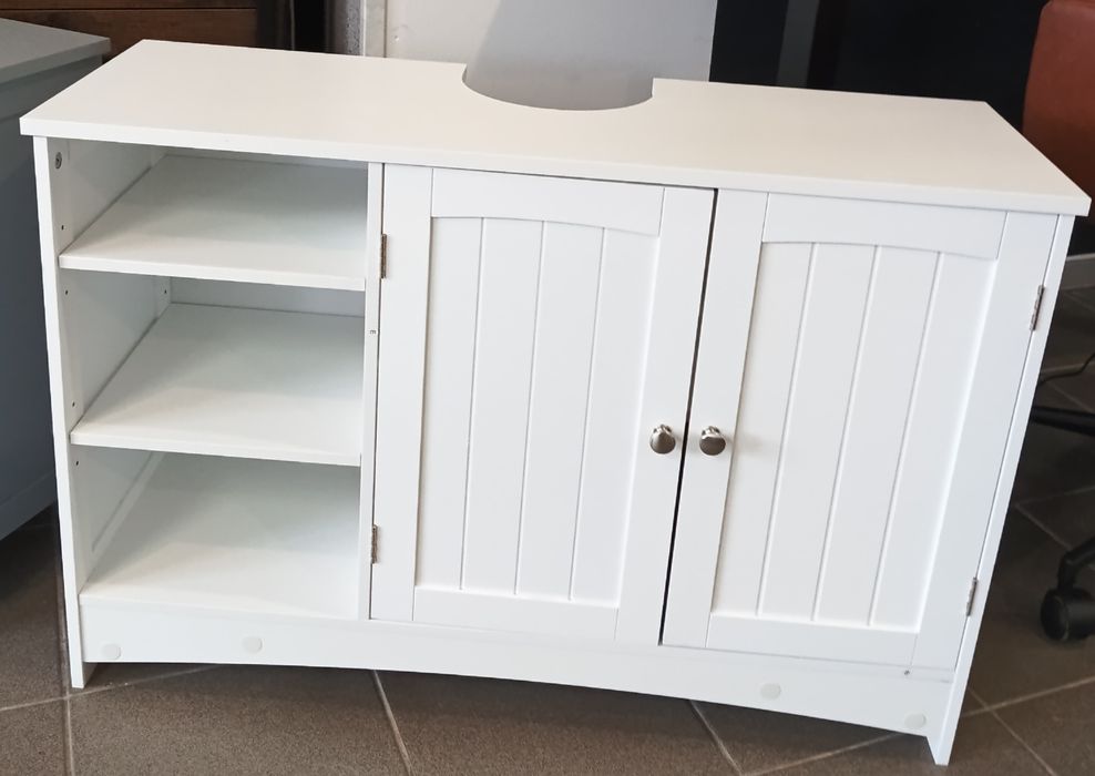 Biała szafka pod zlew 90cm