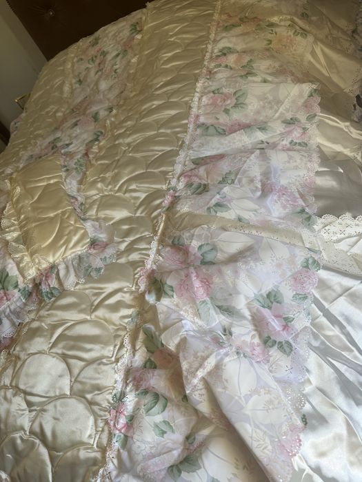 Edredão como novo cama de solteiro