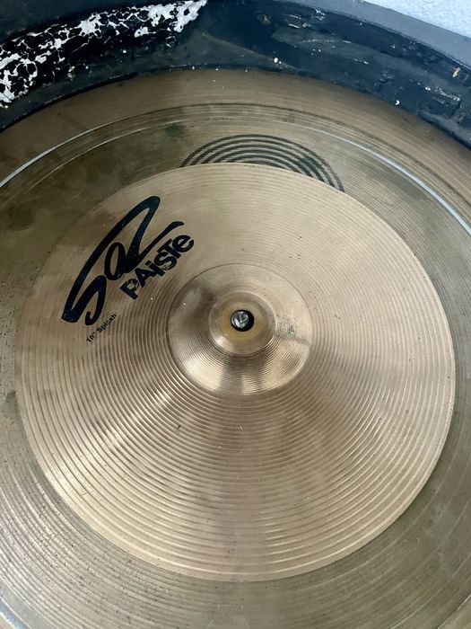 Bateria Ludwig completa com pratos Sabian e Paiste