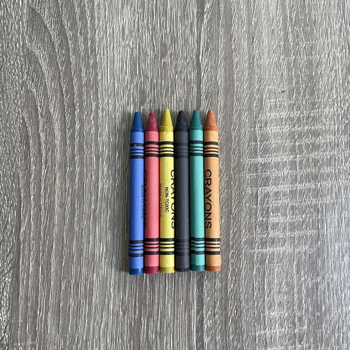 CRAYONS Zestaw 24 Opakowań Kredek Świecowych 6 Kolorów