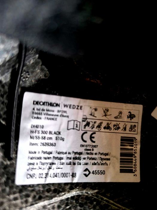 Capacete  WEDZE N-FS-300 BLACK