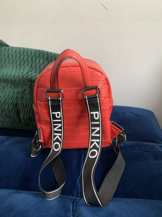 Oryginalny czerwony plecak Pinko
