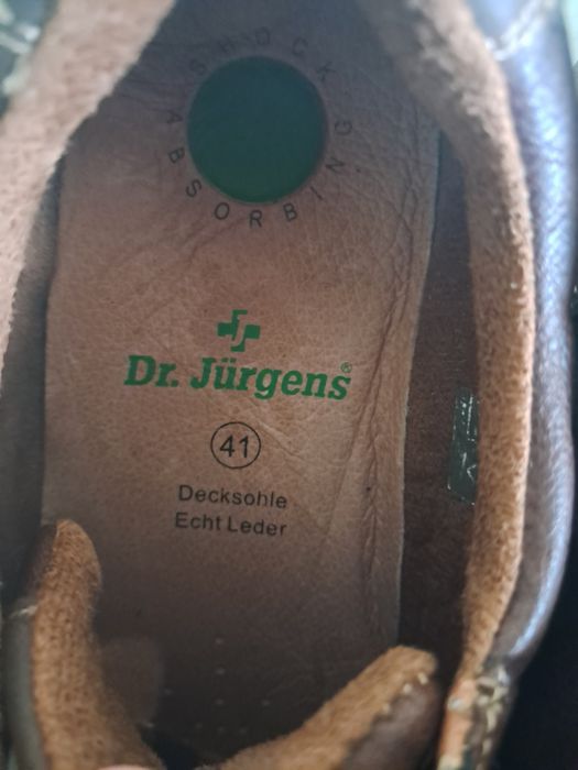 Новые ботинки немецкого бренда Dr. Jügens