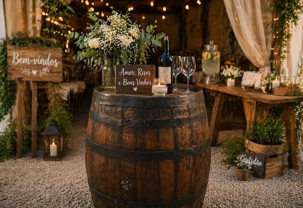 Barris de Vinho em Madeira – Ideais para Decoração