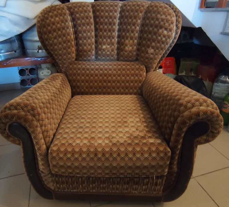Sofás de veludo bom estado