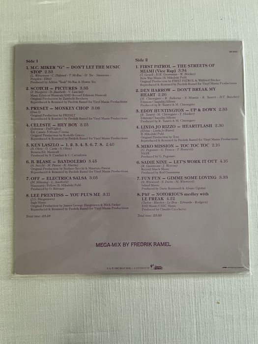 Beat Box Master Tracks vol. 3 Italo Disco