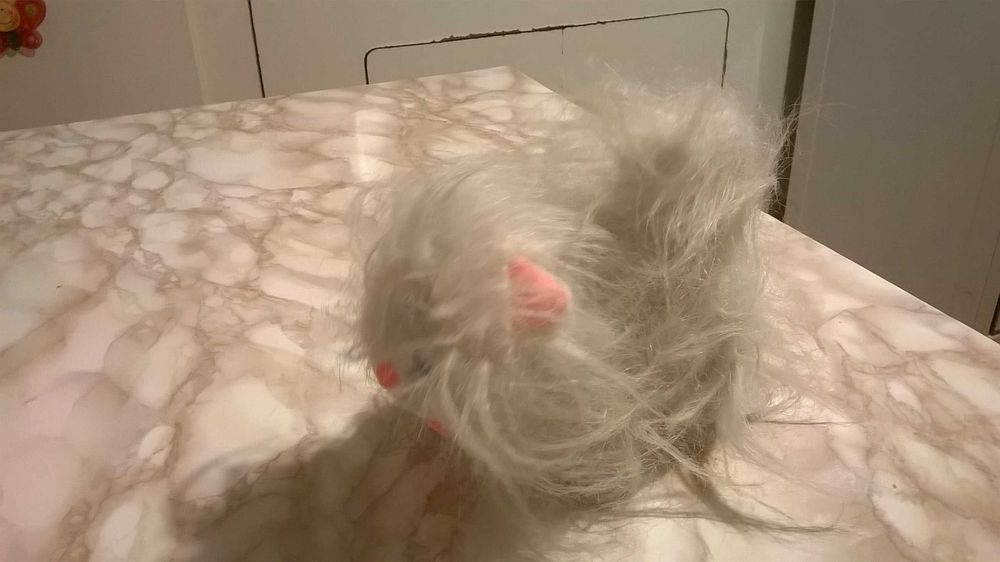 maskotka interaktywna - chodzący kot (rusza głową i ogonem)