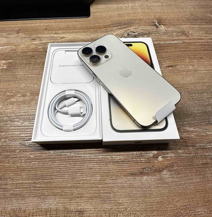 iPhone 14 Pro na 128GB, 93% Bateria Gold