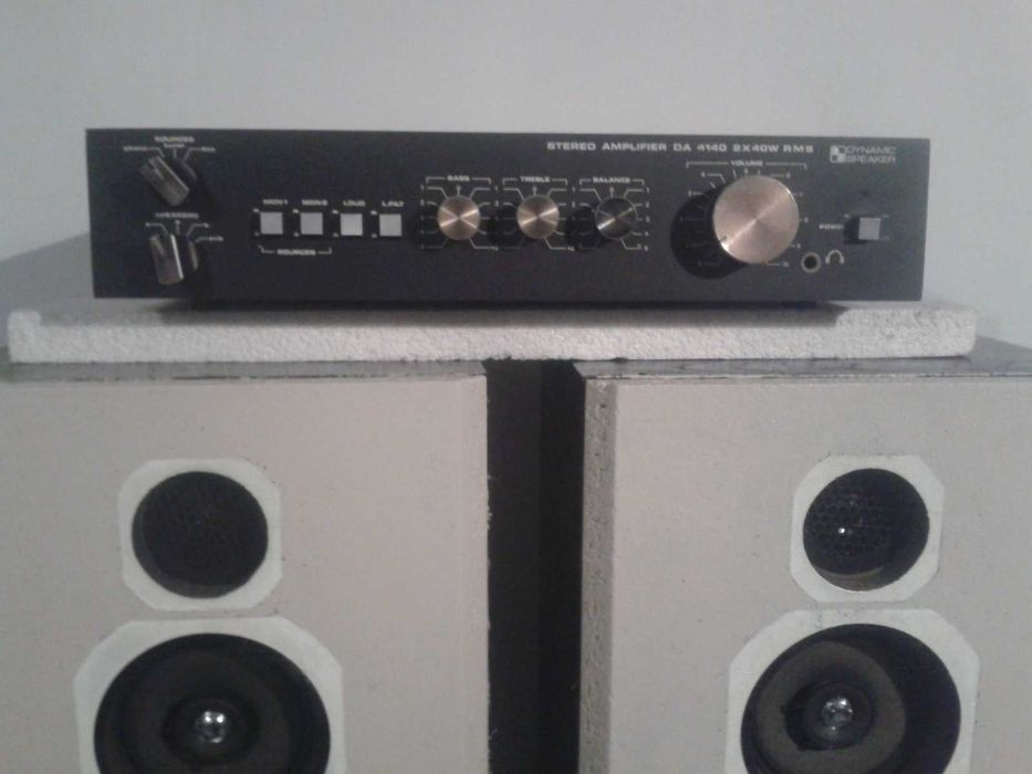Audio-kolumny głośnikowe i wzmacniacz