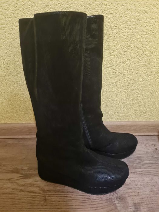 Чоботи демісезонні шкіряні жіночі 37 розмір