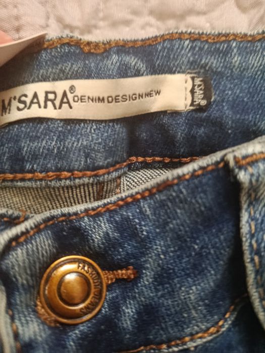 Nowe jeansy damskie M’SARA L niebieskie