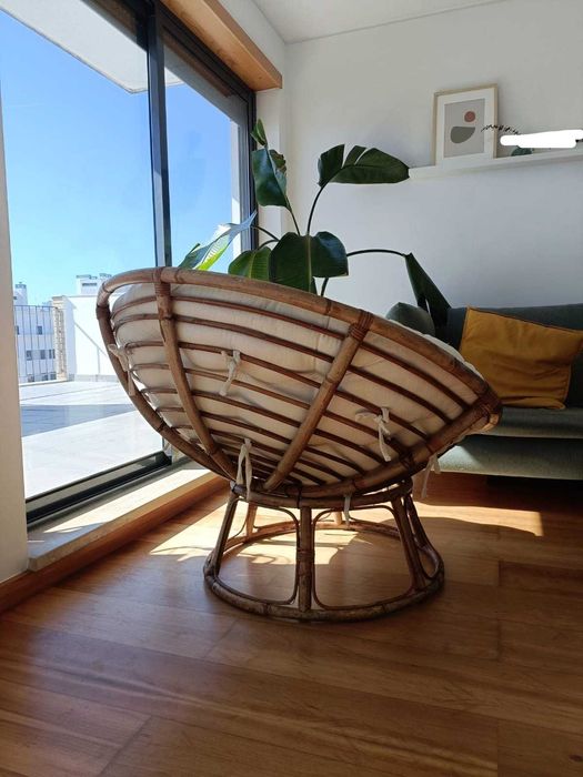 Poltrona Papasan Bambu