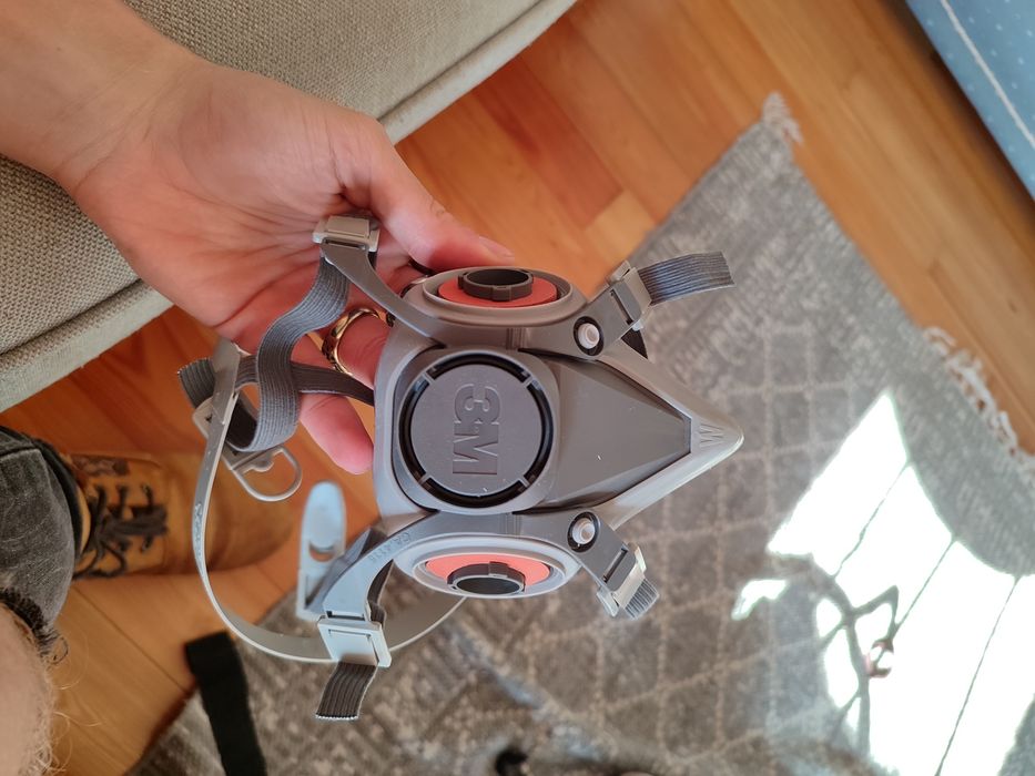 Máscara de Proteção 3M Semi Facial 6200+ 3M Filtros para Gás e Vapores