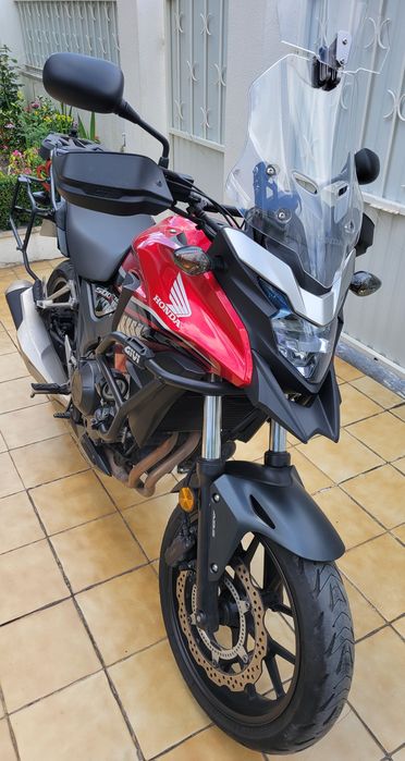 Honda CB500X ABS (2017) – Histórico Honda | Kit 3 Malas Givi | Impecável