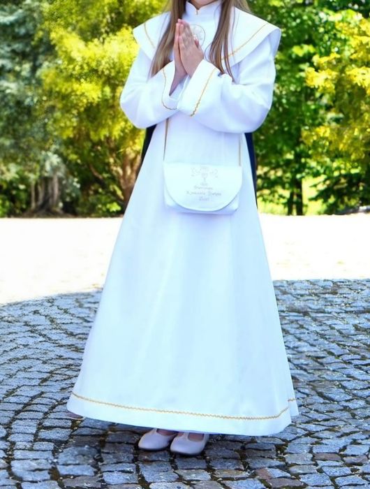 Alba komunijna sukienka dziewczynka 140-146  komunia