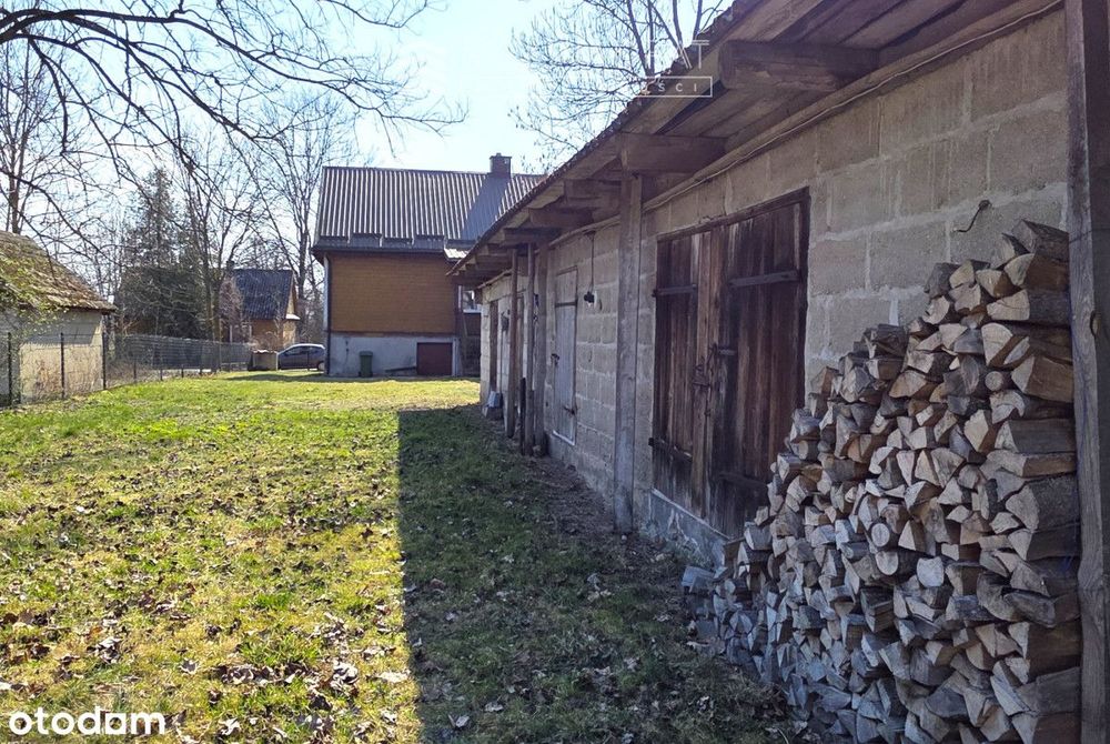 Okazja Podlasie siedlisko 2200 m2 drewniany dom,